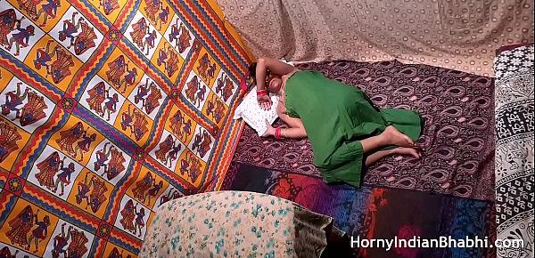  Indian Aunty Horny For Her Nephew Showing Pussy To Get Fucked